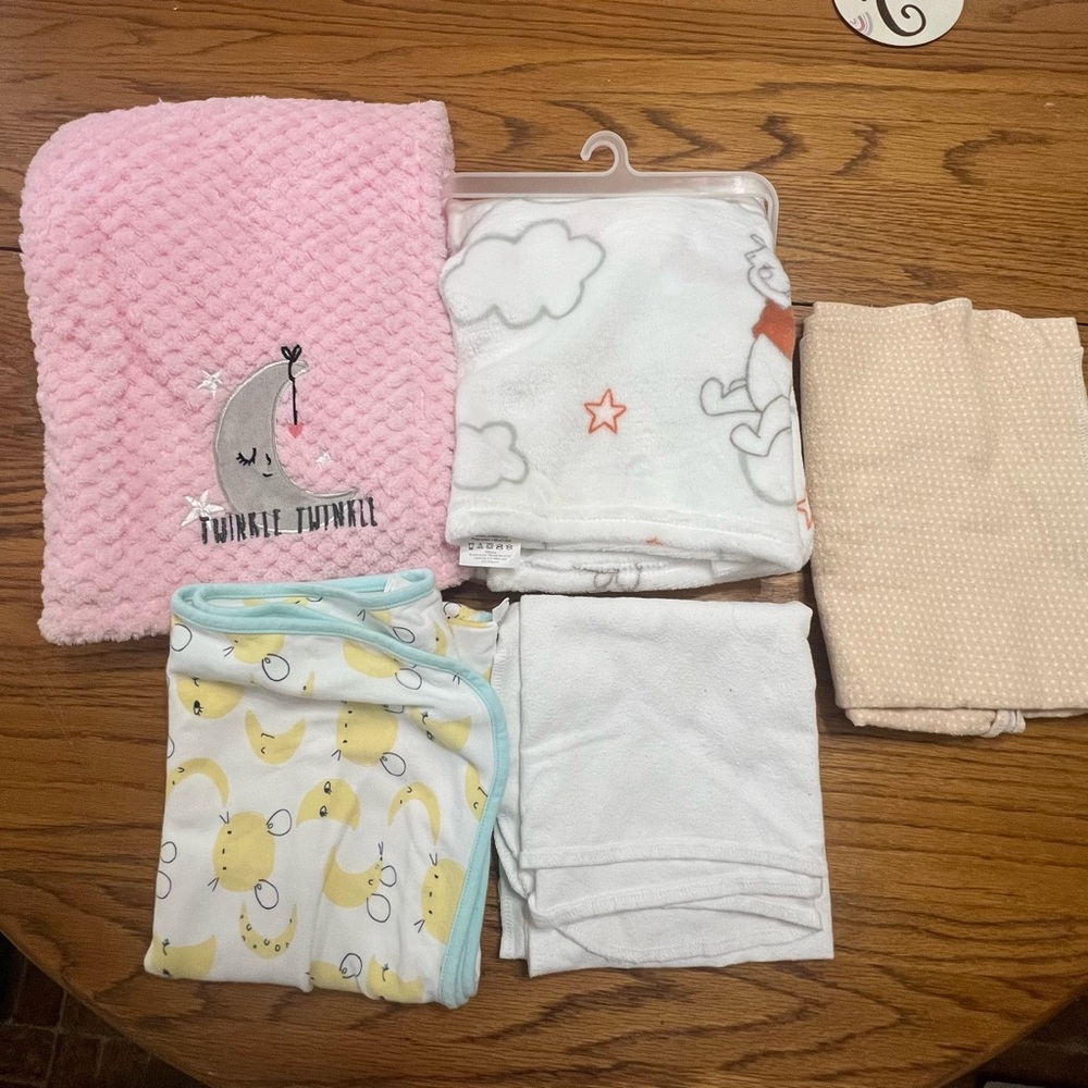 Lot of baby blankets